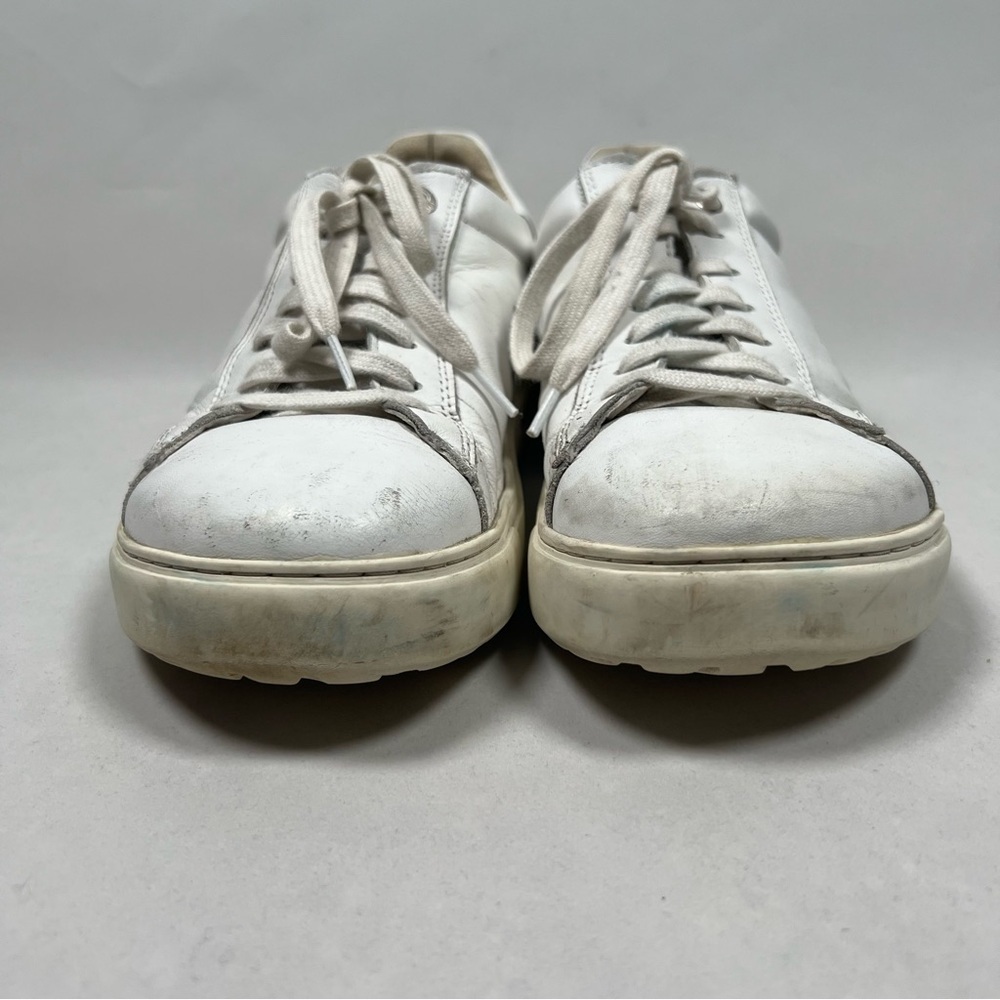 Birkenstock Sneakers Bend Low Women’s Size 10 White Leather Comfortable Shoes - Picture 3 of 12